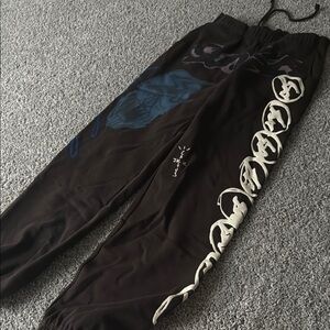 Cactus Jack Fragment Brown Graphic Men's Joggers